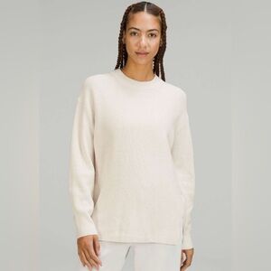Lululemon Merino Wool-Blend Ribbed Crewneck Sweater 6
